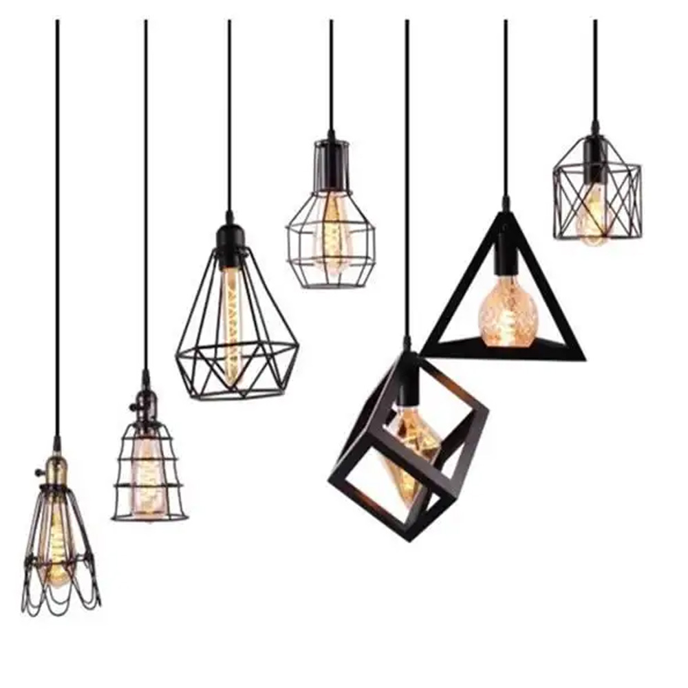 Restaurant Living Room Decoration Lights Chandelier Hanging Lamp Vintage Pendant Lamp Light Nordic Design Metal Metal Modern Ce